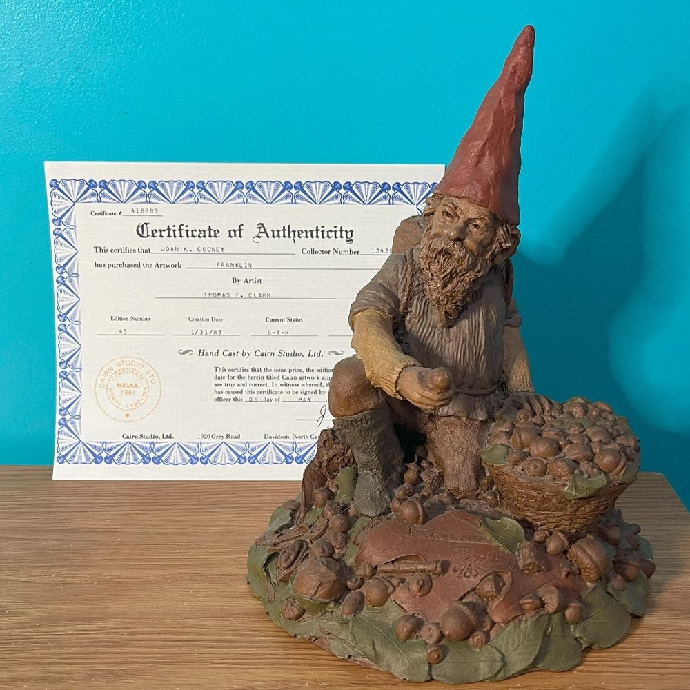 Thomas Clark Gnome Collection "Franklin"